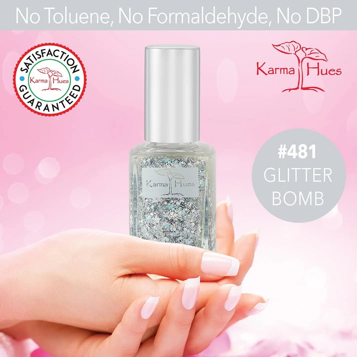 Karma Naturals Nail Polish - Glitter Bomb