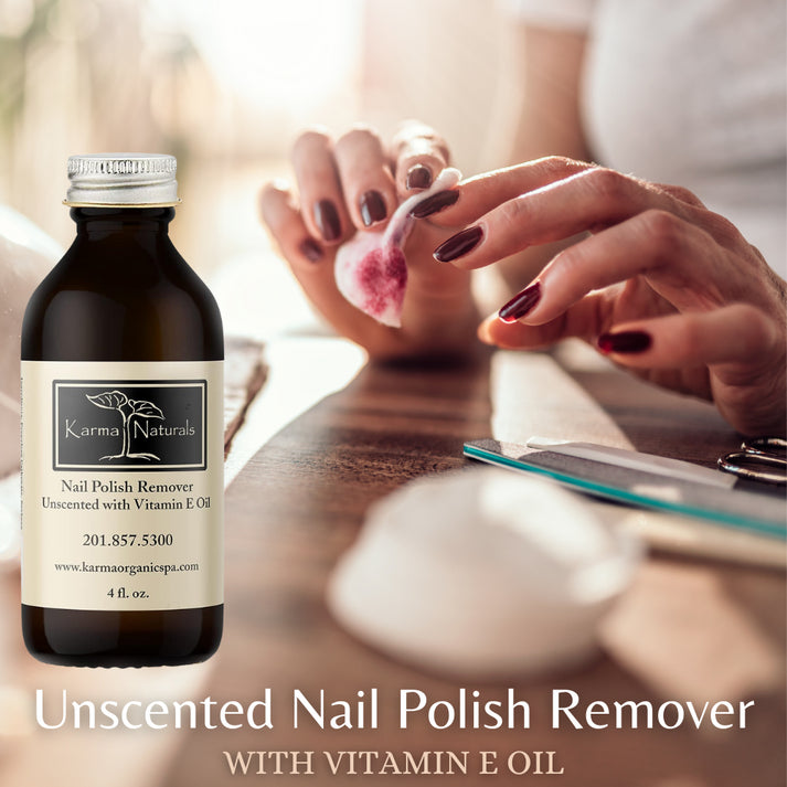 Karma Naturals Unscented Nail Polish Remover - 4 fl. Oz.