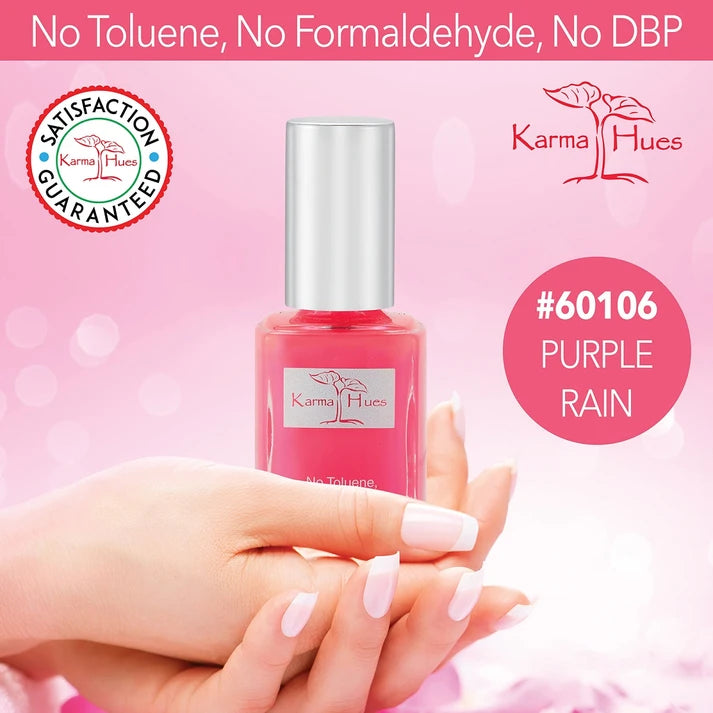 Karma Naturals Nail Polish - Purple Rain