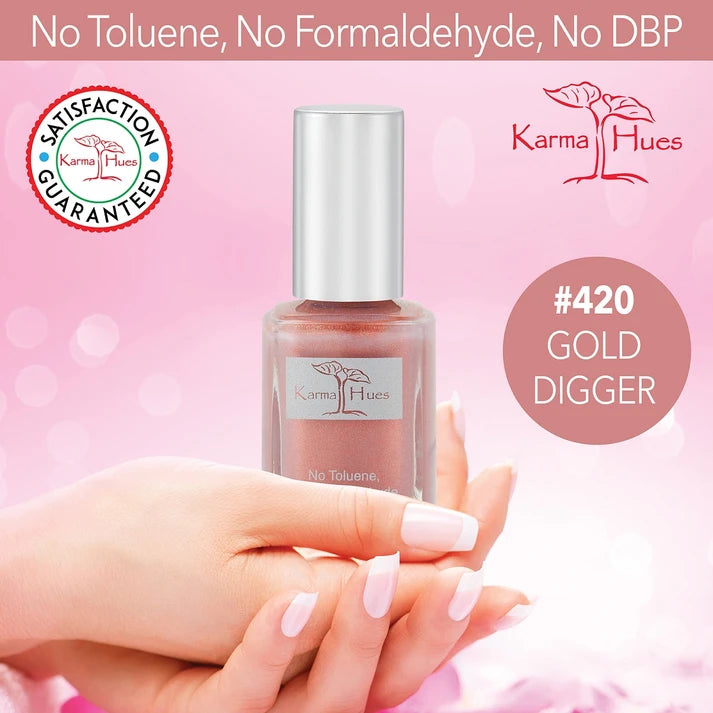 Karma Naturals Nail Polish - Gold Digger