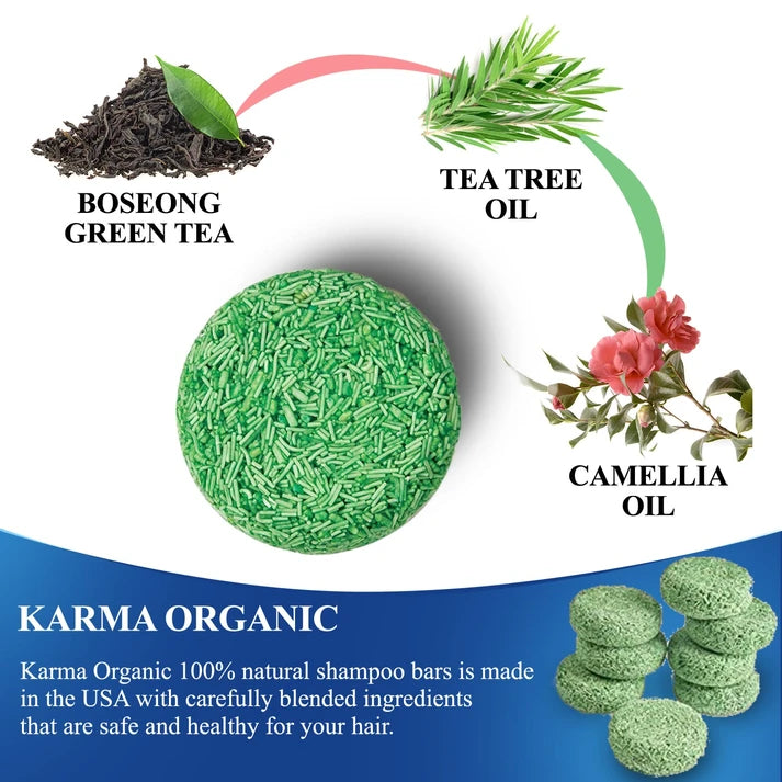Karma Naturals Shampoo Bar with Green Tea