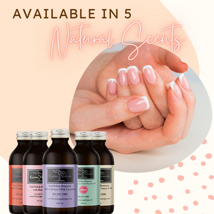 Karma Naturals Nail Polish Remover with Soybean and Orange Blossom Oil
