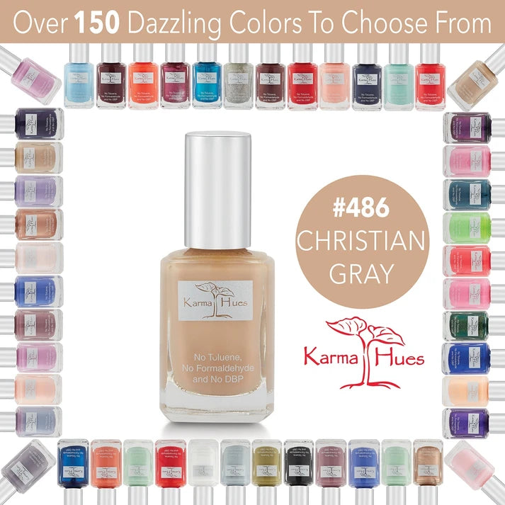 Karma Naturals Nail Polish - Christian Gray