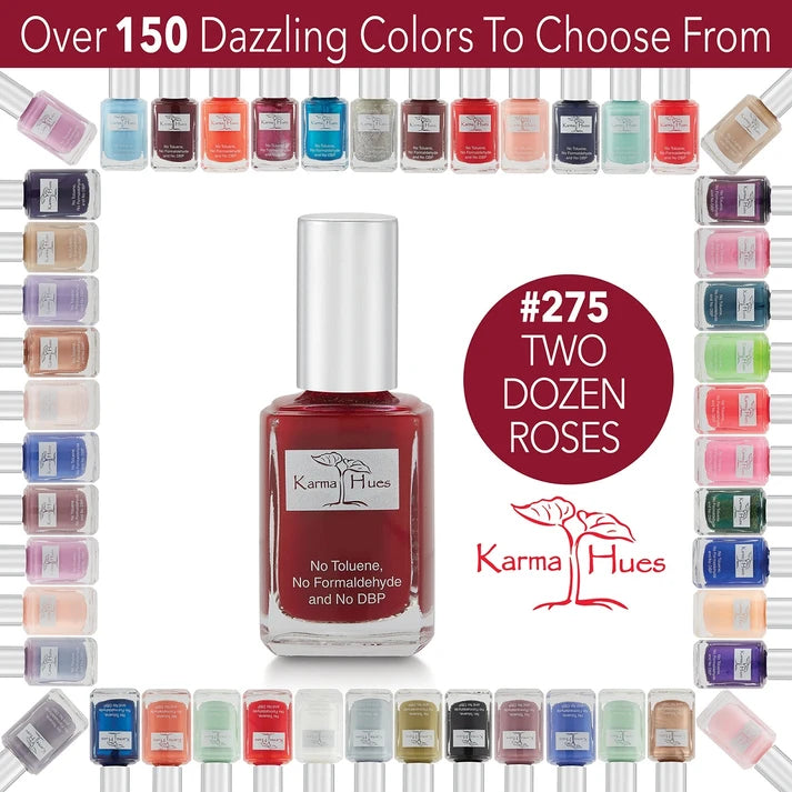 Karma Naturals Nail Polish - Two Dozen Roses
