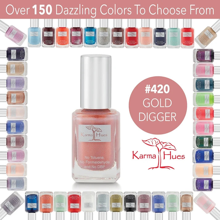 Karma Naturals Nail Polish - Gold Digger