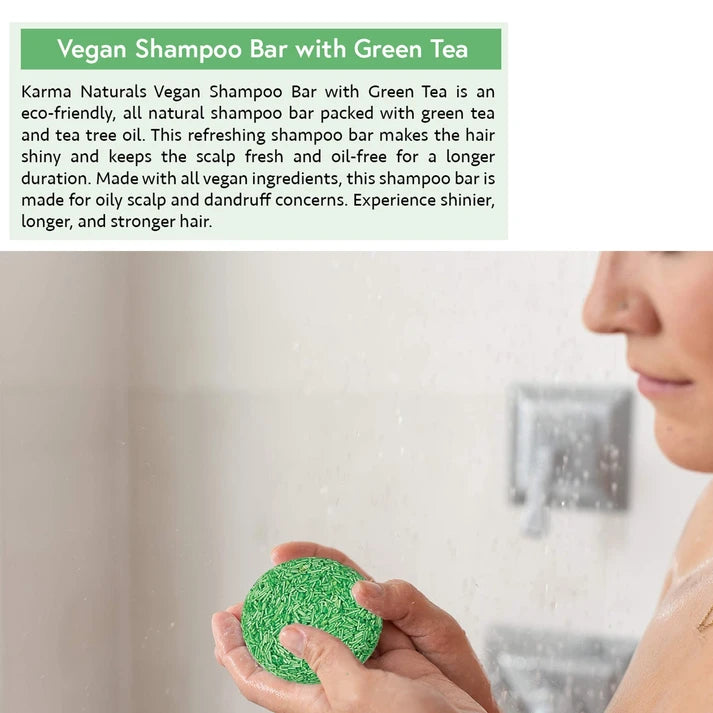 Karma Naturals Shampoo Bar with Green Tea
