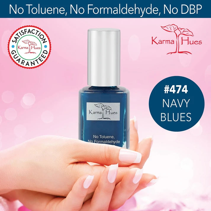 Karma Naturals Nail Polish - Navy Blues