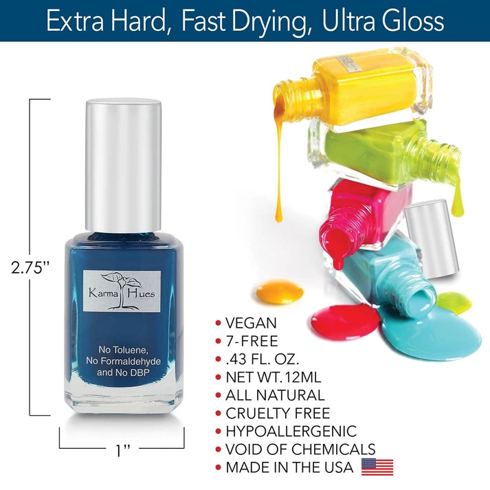 Karma Naturals Nail Polish - Navy Blues