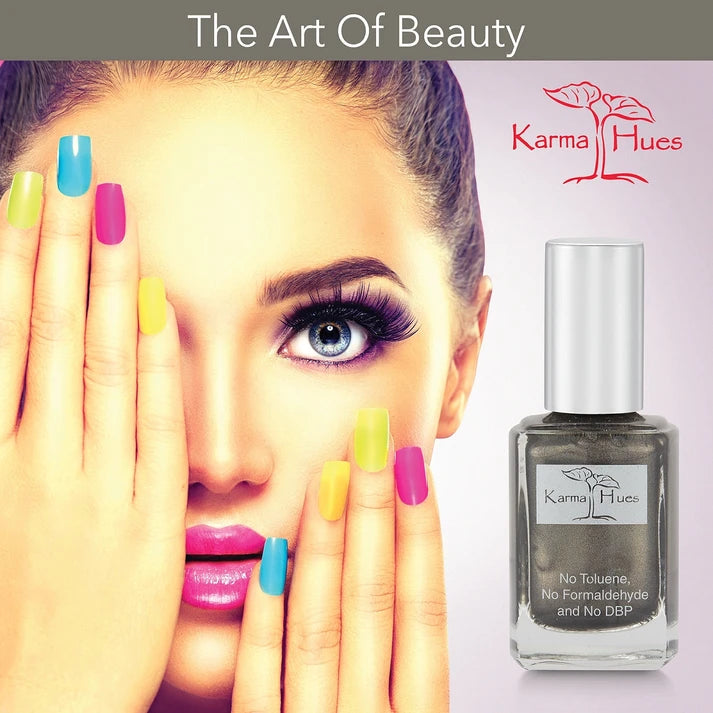 Karma Naturals Nail Polish - Gotham Gray
