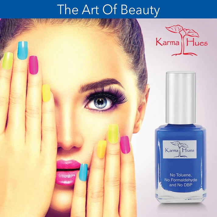 Karma Naturals Nail Polish - Peacock Blue