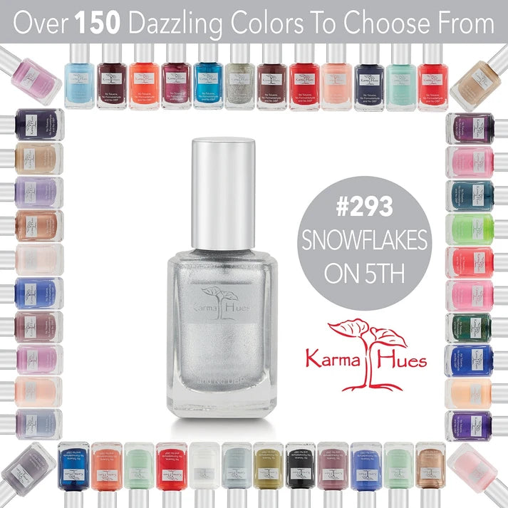 Karma Naturals Nail Polish - Snowflakes on 5th