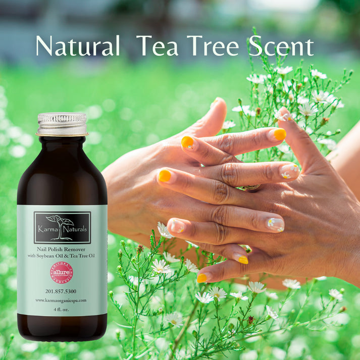 Karma Naturals Nail Polish Remover with Soybean and Tea Tree Oil