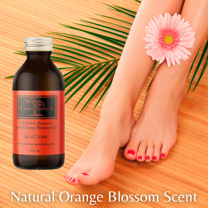 Karma Naturals Nail Polish Remover with Soybean and Orange Blossom Oil
