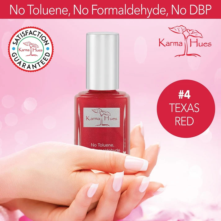 Karma Naturals Nail Polish - Texas Red