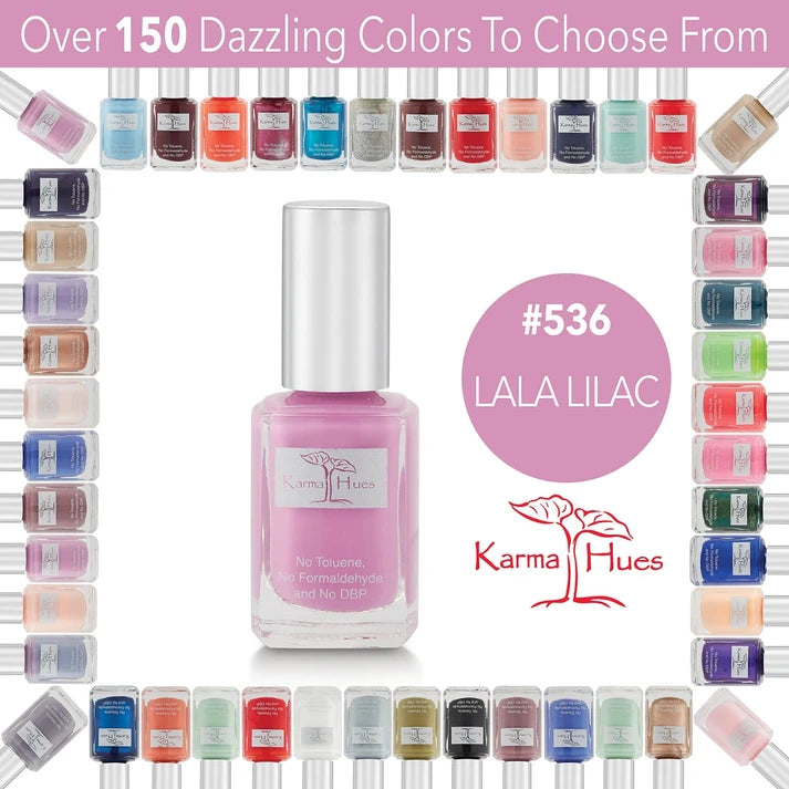 Karma Naturals Nail Polish - Lala Lilac