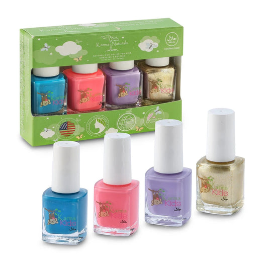 Karma Naturals Certified Halal Kids  Nail Polish Set of 4