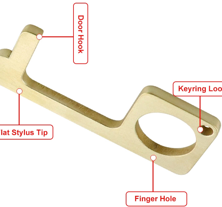 Karma Naturals Anti-Microbial “No-Touch” Door Opener and Stylus Key Chain