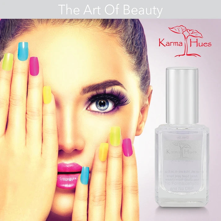 Karma Naturals 2 in 1 Base & Top Coat -Nail Polish