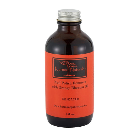 Karma Naturals  Nail Polish Remover with Soybean and Orange Blossom Oil - 4 fl.